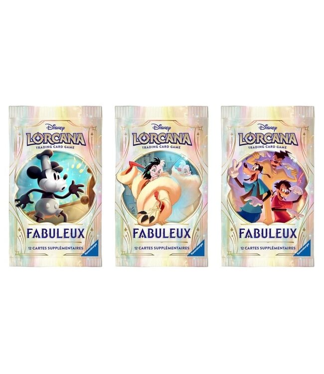 DISNEY LORCANA  -  FABULEUX  -  PAQUET BOOSTER (FR)