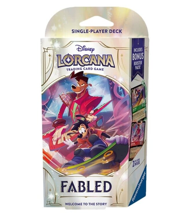 DISNEY LORCANA  -  FABLED  -  STARTER DECK - POWERLINE & MAX (EN)