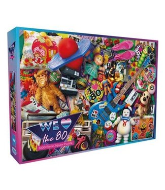 Puzzle - 1000 pcs - We Love the 80s (EN)