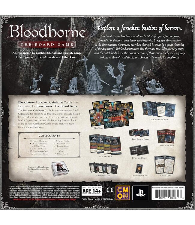 BLOODBORNE : THE BOARD GAME  -  FORSAKEN CAINHURST CASTLE (EN)