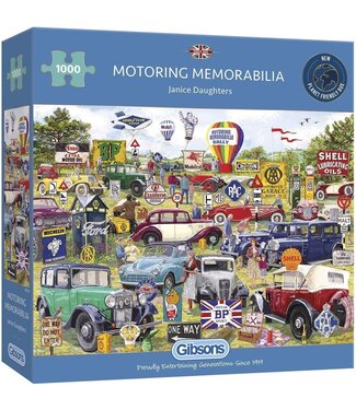 Gibsons Puzzle - Motoring Memorabilia - 1000 pcs