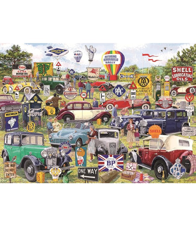 Gibsons Puzzle - Motoring Memorabilia - 1000 pcs