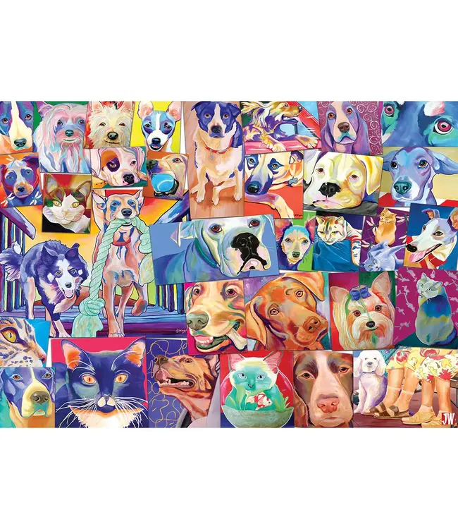 Gibsons Puzzle - The World of Cats & Dogs - 1000 pcs