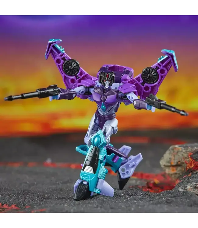 TRANSFORMERS - LEGACY - UNITED - DELUXE  - SLIPSTREAM
