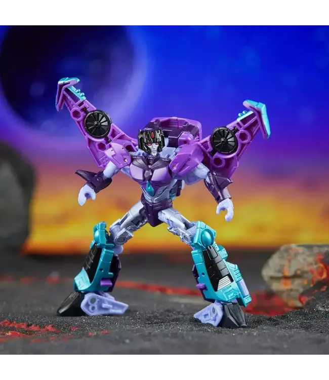 TRANSFORMERS - LEGACY - UNITED - DELUXE  - SLIPSTREAM