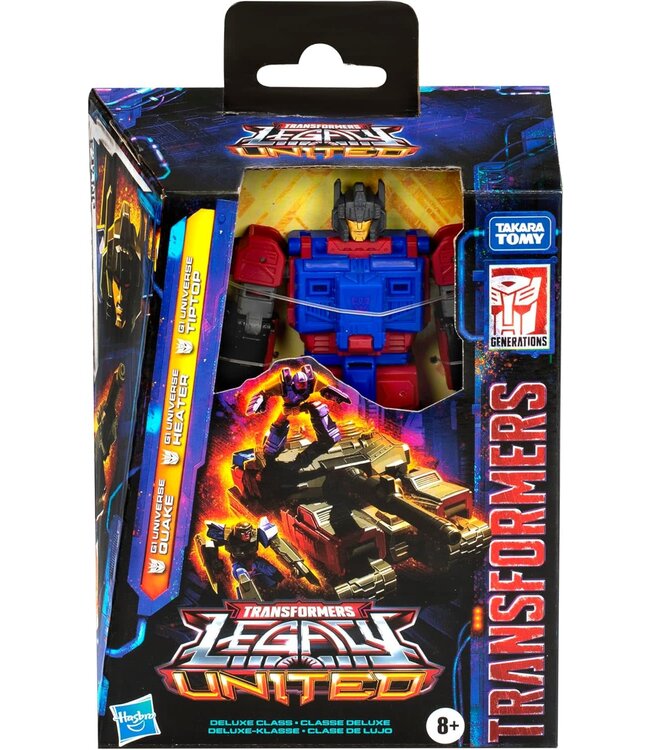 TRANSFORMERS - LEGACY - UNITED - DELUXE  - QUAKE - HEATER - TIPTOP