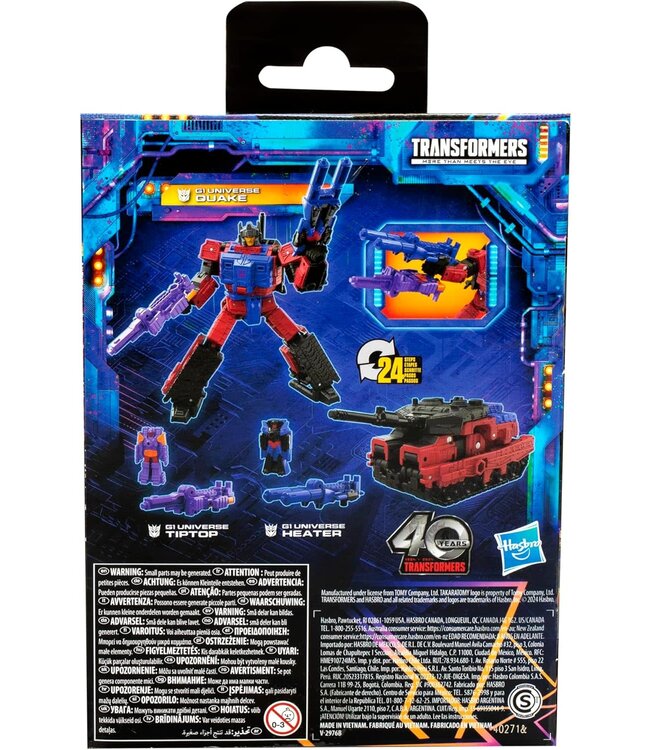 TRANSFORMERS - LEGACY - UNITED - DELUXE  - QUAKE - HEATER - TIPTOP