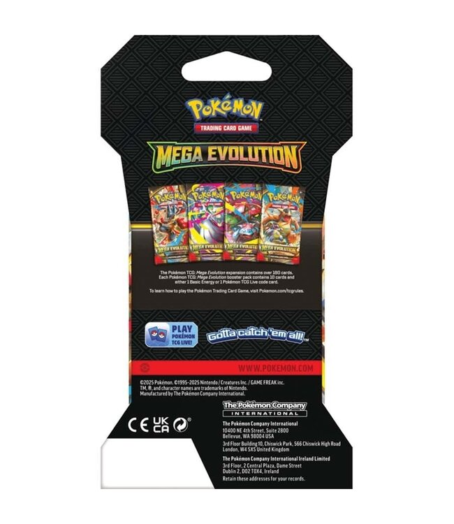 SLEEVED POKEMON: ME01 MEGA - EVOLUTION - BASE SET - (EN)