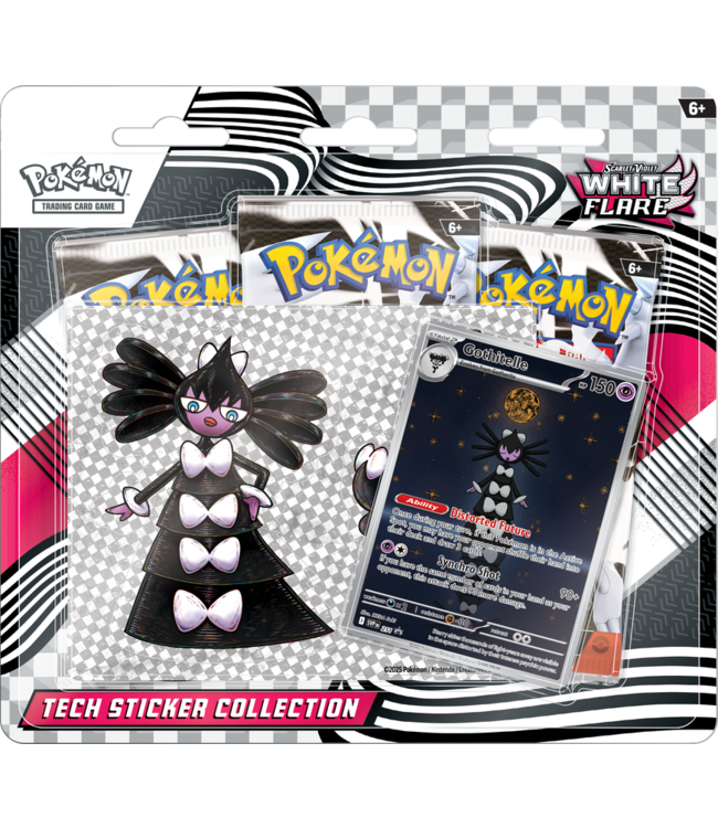 POKEMON  -  SCARLET & VIOLET - SV10.5 - WHITE FLARE -  GOTHITELLE TECH STICKER COLLECTION (EN)