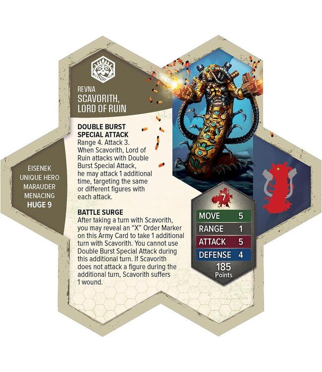 HEROSCAPE - SCAVORITH, LORD OF RUIN - ARMY EXPANSION (EN)