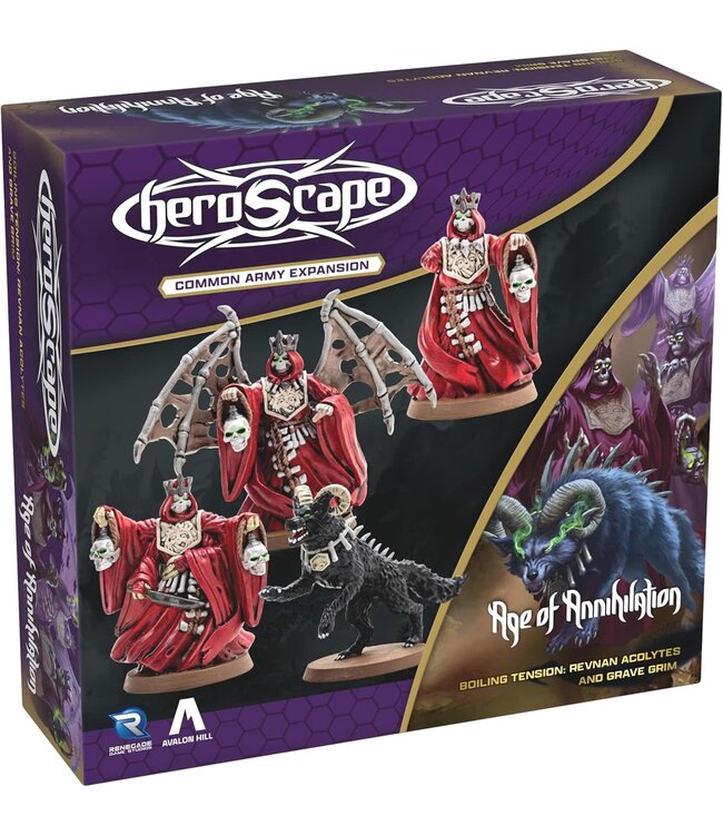 HEROSCAPE REVNAN ACOLYTES AND GRAVE