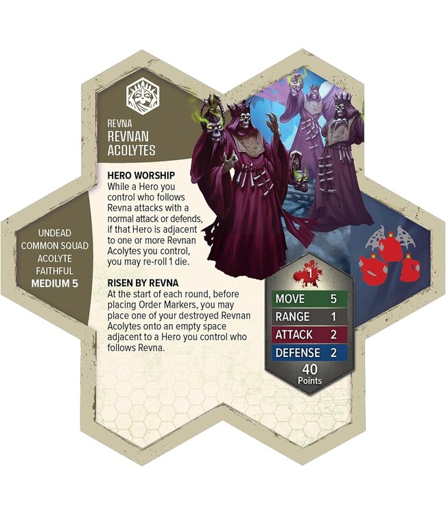 HEROSCAPE - REVNAN ACOLYTES AND GRAVE GRIM - ARMY EXPANSION