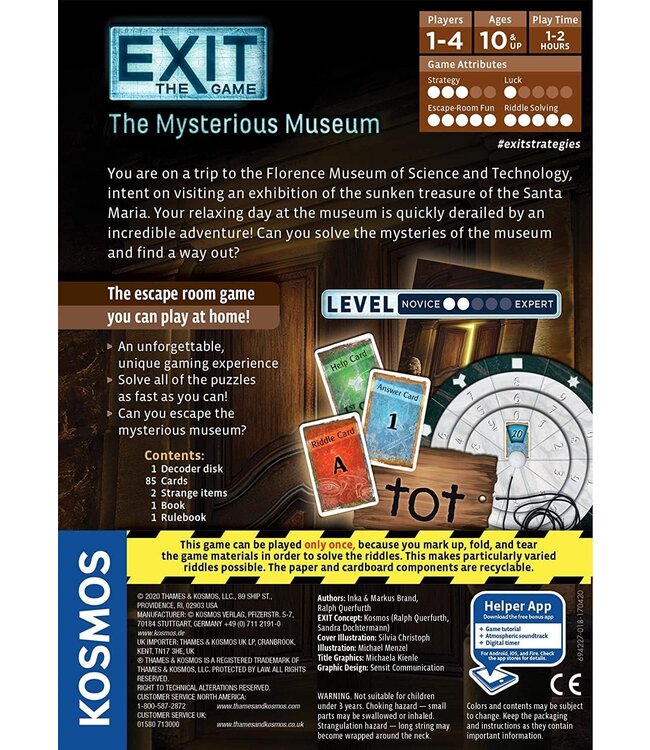 EXIT THE GAME  -  THE MYSTERIOUS MUSEUM (EN)