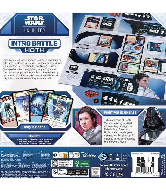 STAR WARS:  UNLIMITED  -  INTRO BATTLE: HOTH - NEW PLAYER GAME (EN)