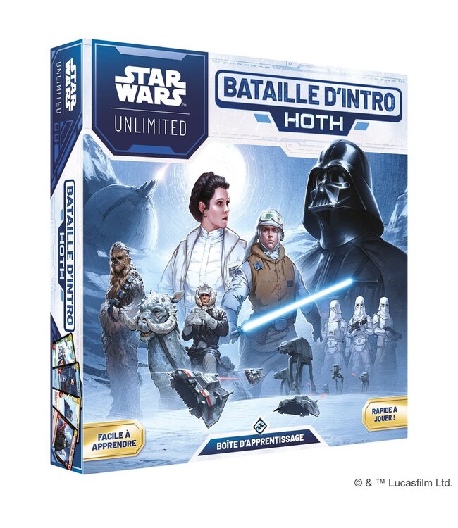 STAR WARS: UNLIMITED  -  BATAILLE D'INTRO: HOTH - BOÎTE D'APPRENTISSAGE  (FR)