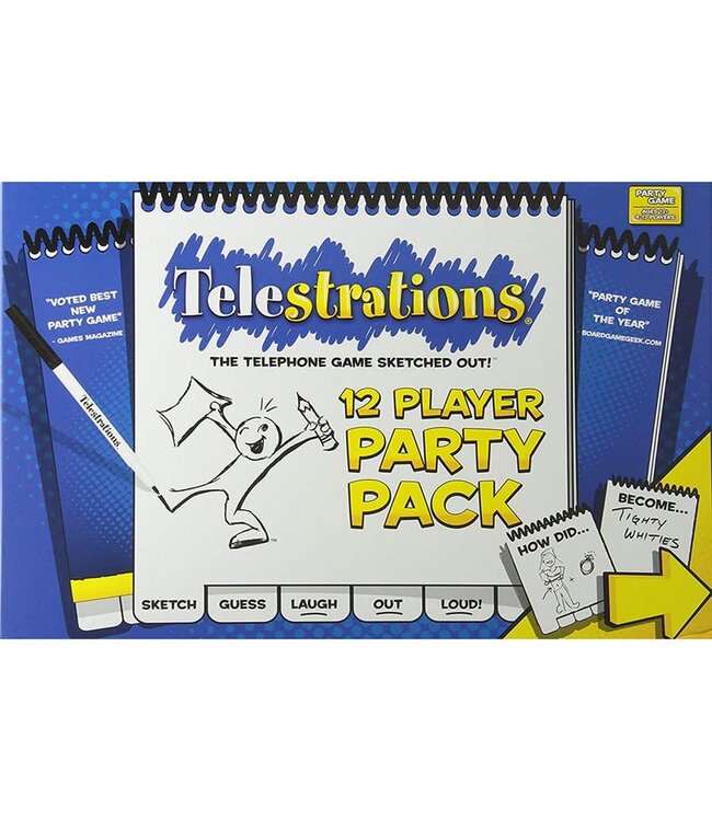 TELESTRATIONS  -  12 PLAYERS PARTY PACK ! (EN)