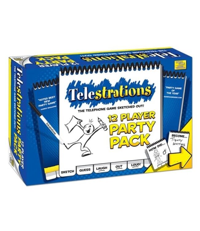 TELESTRATIONS  -  12 PLAYERS PARTY PACK ! (EN)