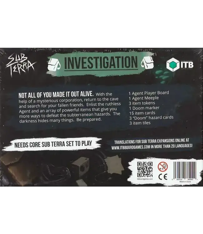 SUB TERRA: INVESTIGATION (EN)