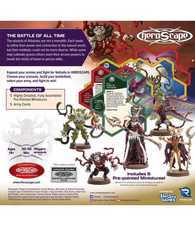 HEROSCAPE HEROES OF ABOREAS ARMY EXPANSION