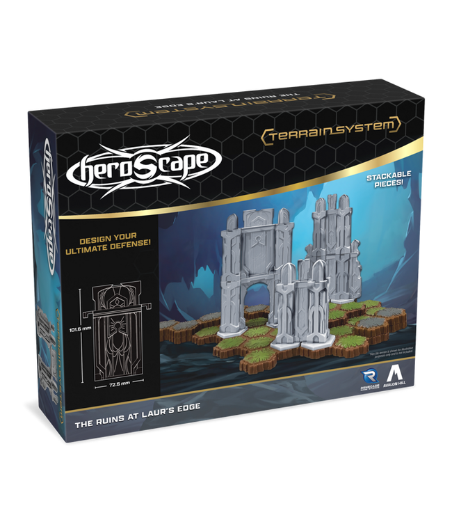 HEROSCAPE THE RUINS AT LAUR’S EDGE TERRAIN EXPANSION