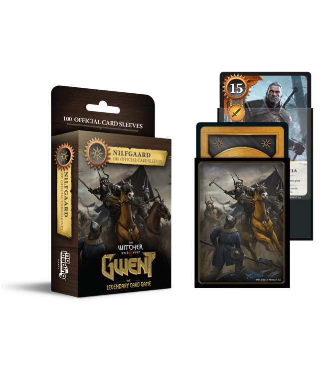 THE WITCHER: GWENT SLEEVES - NILFGAARD 100 (ML)