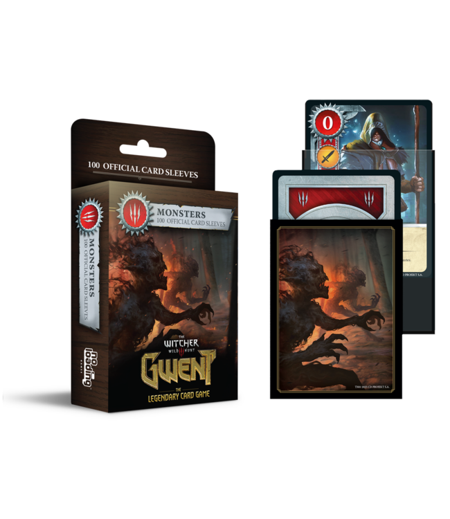 THE WITCHER: GWENT SLEEVES - MONSTERS 100 (ML)