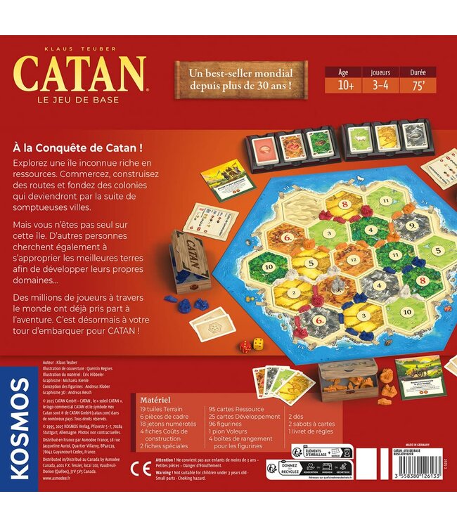 CATAN - 6E EDITION - JEU DE BASE (FR)