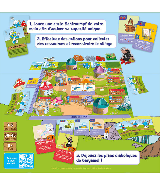 LES SCHTROUMPFS  -  LE VILLAGE SECRET - JEU DE BASE (FR)