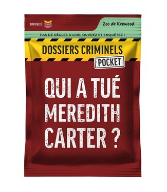 Dossiers Criminels Pocket : Qui a Tué Meredith Carter ? - (FR)