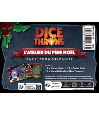 DICE THRONE : PERE-NOEL VS. KRAMPUS - L'ATELIER DU PERE NOEL