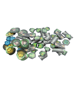 DEEP ROCK GALACTIC BIOME & SPACE RIG PLASTIC TOKENS