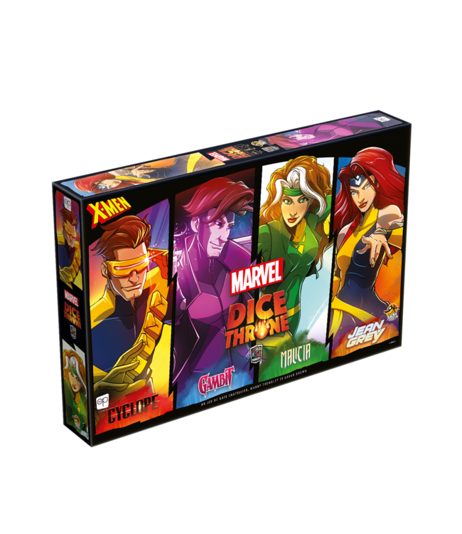 DICE THRONE  -  MARVEL  -  X-MEN : CYCLOPS VS. GAMBIT VS. ROGUE VS. JEAN GREY (FR