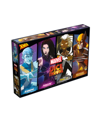 DICE THRONE  -  MARVEL  -  X-MEN : ICEBERG VS. PSYLOCKE VS. TORNADE VS. WOLVERINE   (FR)