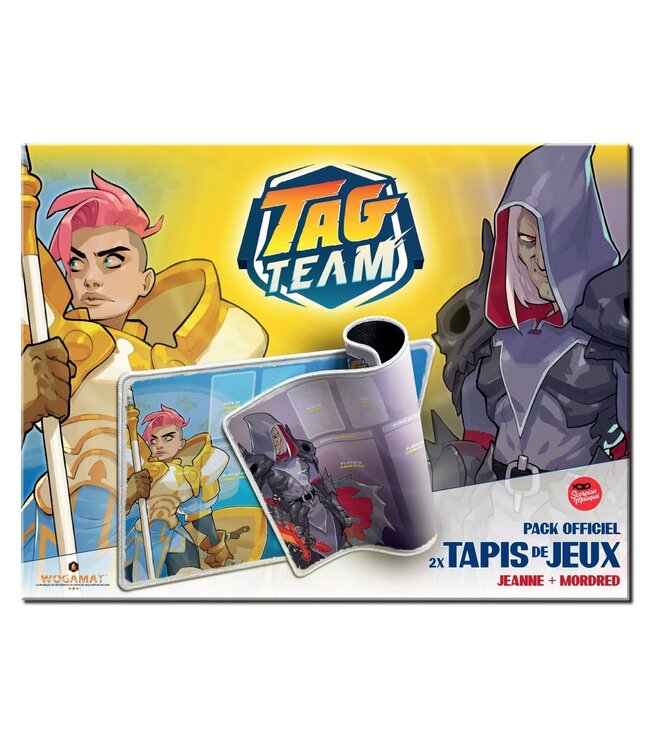 TAG TEAM  -  2 TAPIS DE JEU - JEANNE & MORDRED (FR)