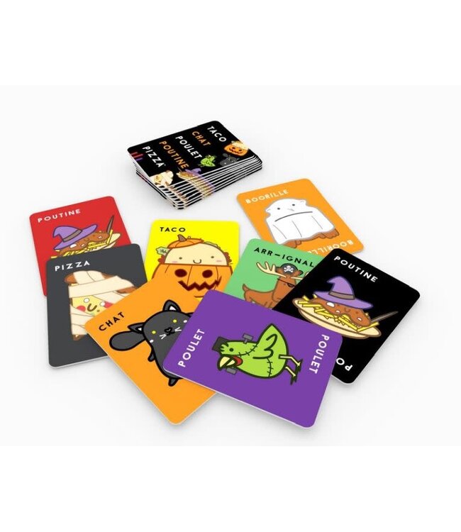 TACO CHAT POULET POUTINE PIZZA HALLOWEEN (FR)