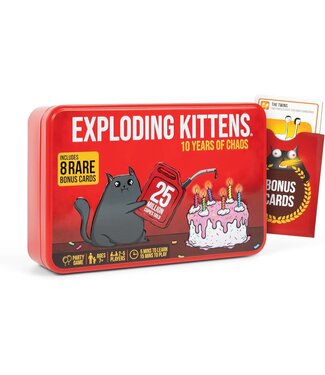 EXPLODING KITTENS – 10 YEARS ANNIVERSARY TIN (EN)