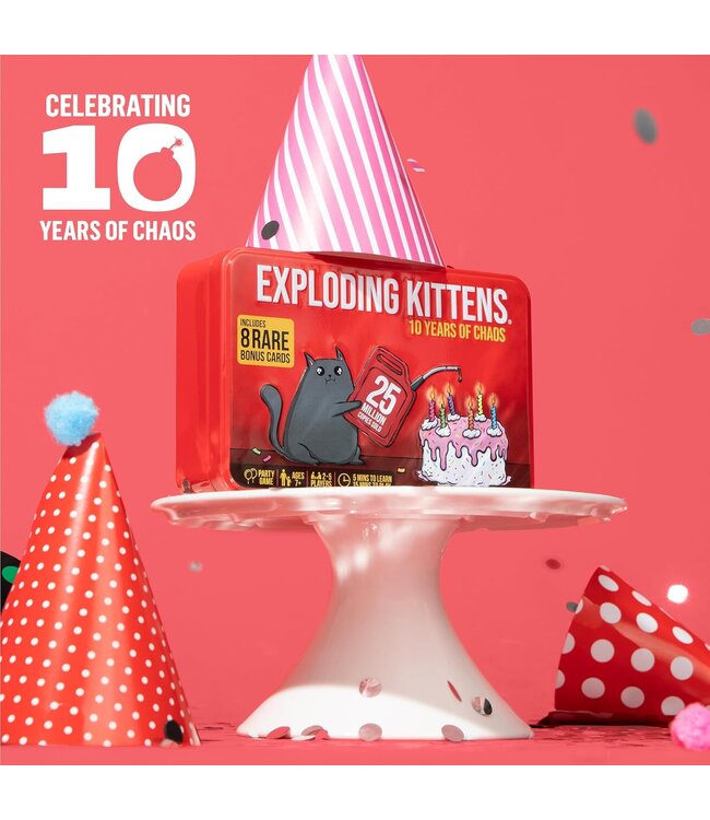EXPLODING KITTENS – 10 YEARS ANNIVERSARY TIN (EN)