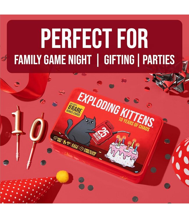 EXPLODING KITTENS – 10 YEARS ANNIVERSARY TIN (EN)