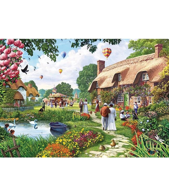 PUZZLE – 500 PCS – LAKESIDE COTTAGE