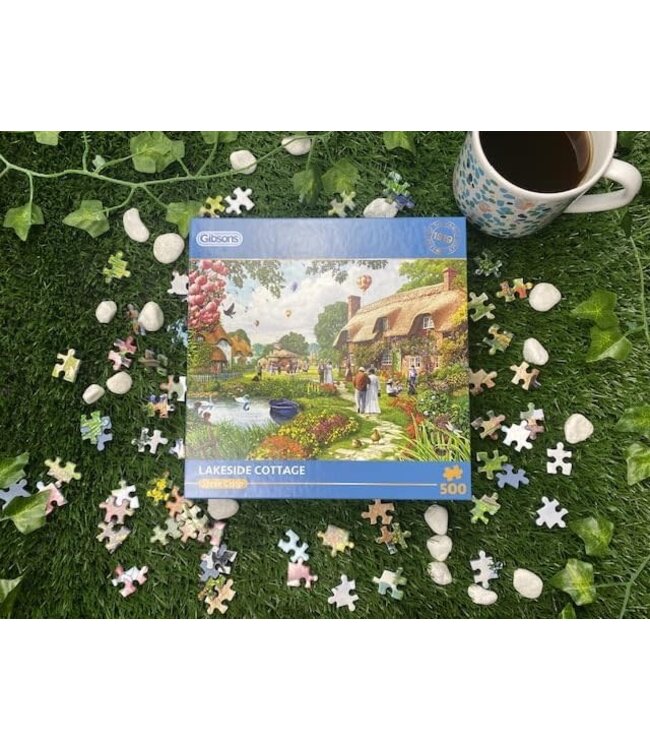 PUZZLE – 500 PCS – LAKESIDE COTTAGE