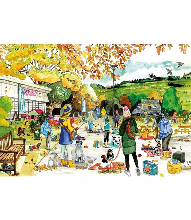 4 PUZZLES – 500 PCS  – A DOG’S LIFE