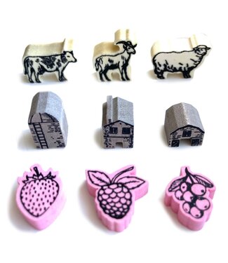 FROMAGE - DELUXE WOODEN TOKENS