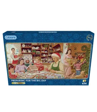 PUZZLE - 636 PCS - PREPARING FOR THE BIG DAY