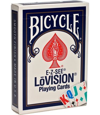 BICYCLE PLAYING CARDS - E-Z SEE/LO VISION
