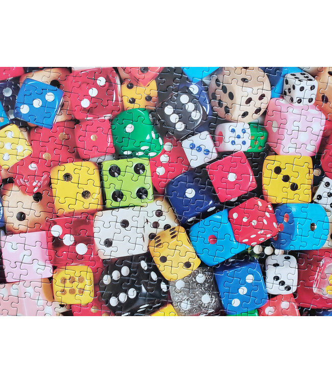 Puzzle - 500 pcs - Dice Pattern (EN) ^ Dec 5 2025