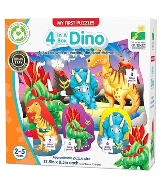 PUZZLE - MY FIRST PUZZLE SETS: 4 IN A BOX : DINO