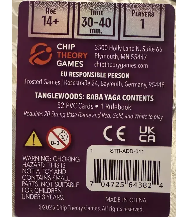 20 STRONG: TANGLEWOODS BABA YAGA EXP (EN)
