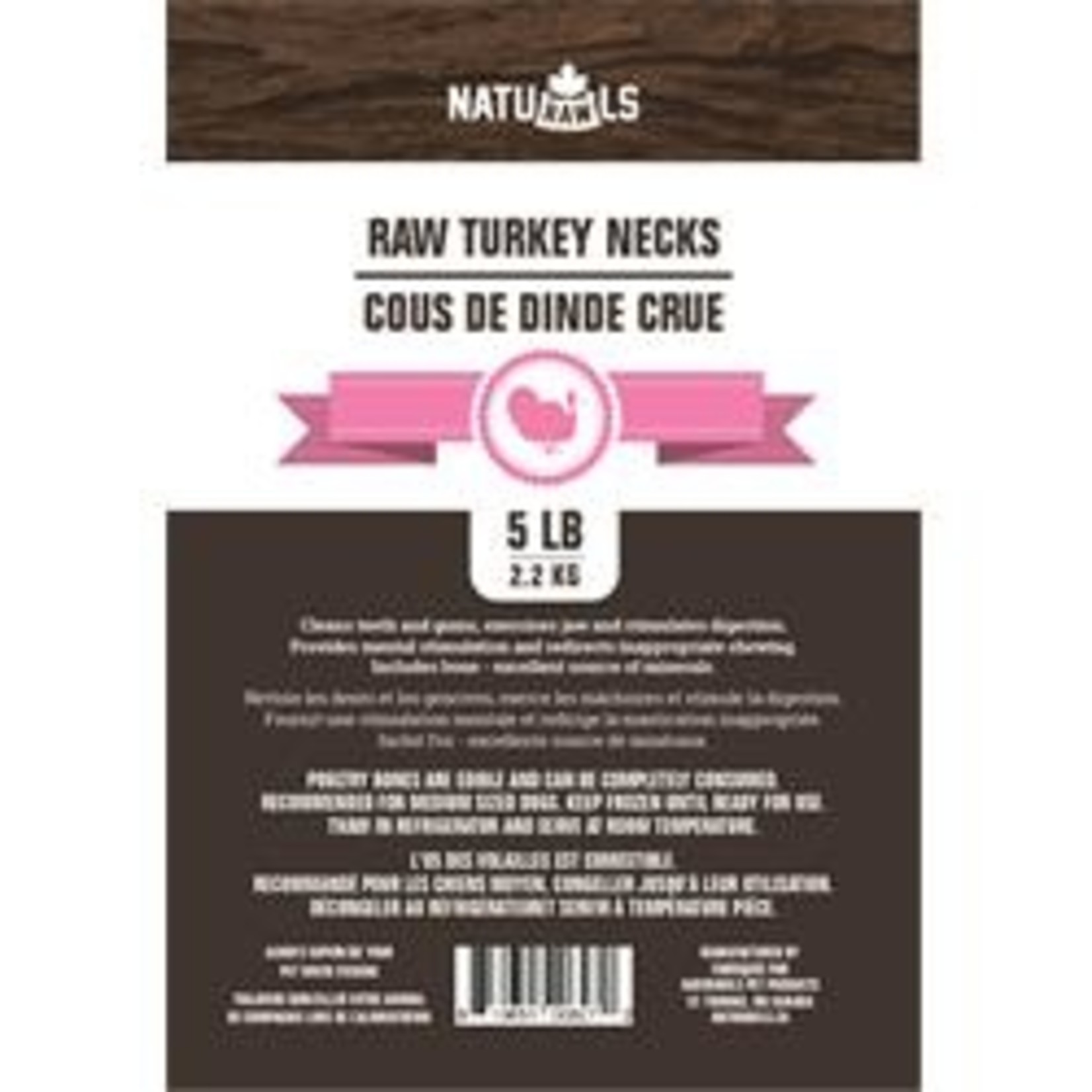 NatuRAWls NatuRAWls - Frozen Raw Turkey Necks