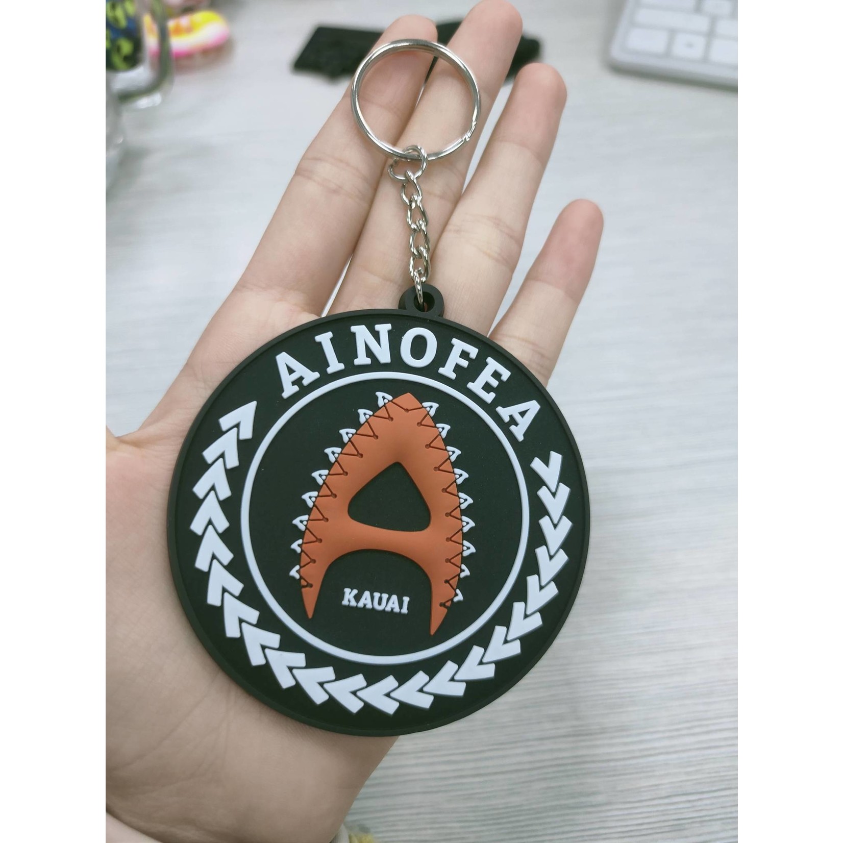 Logo- Rubber key chain