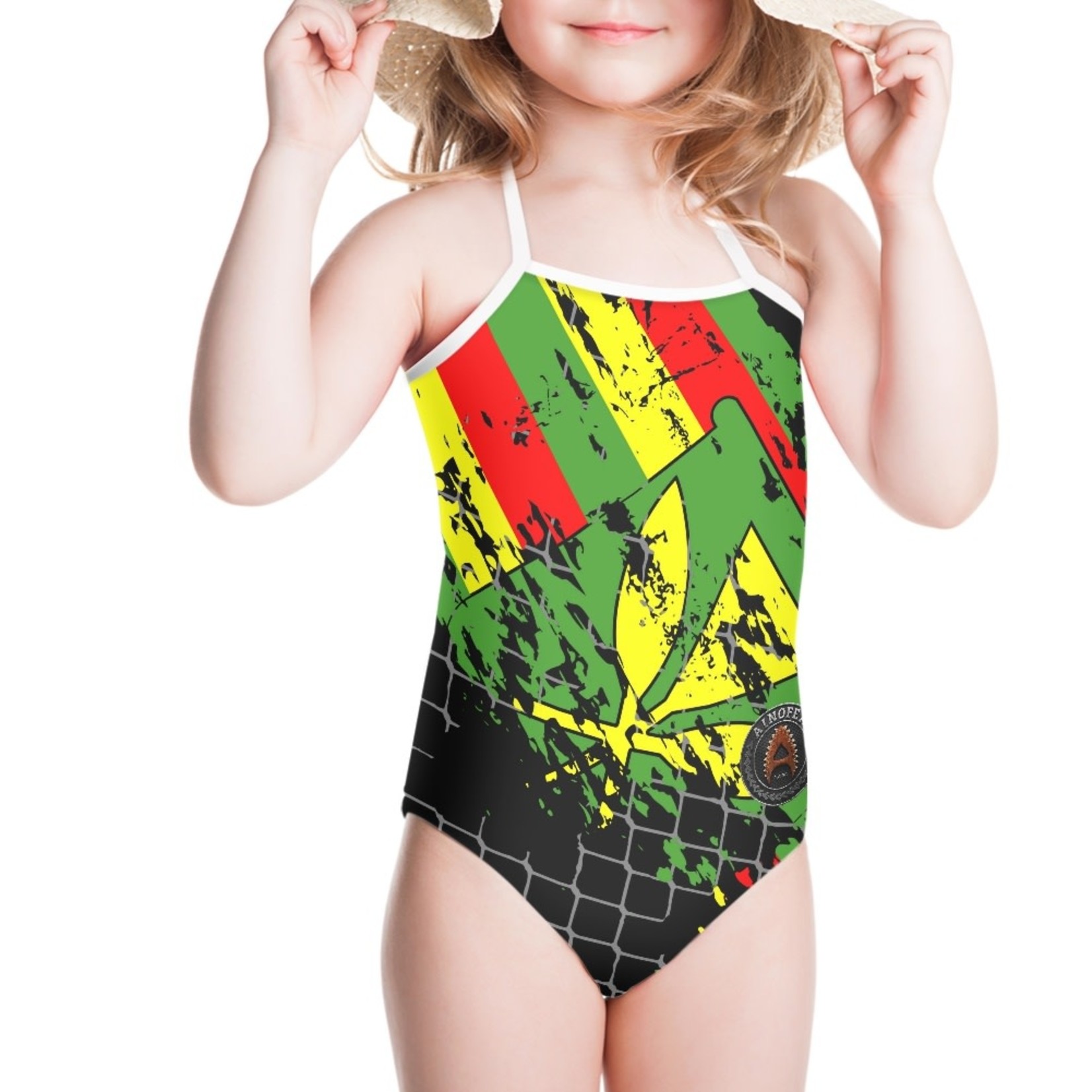 Girls 1 piece swim suit